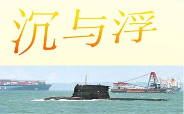 大班沉与浮的教案模板6篇