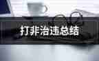 打非治违专项行动工作总结8篇