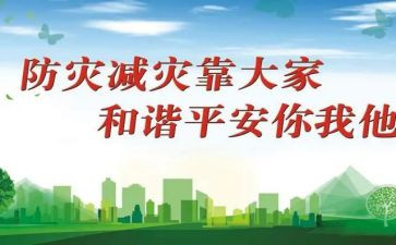 防灾减灾安全工作总结6篇