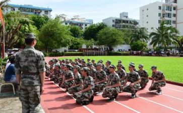 军训一天心得体会500字8篇