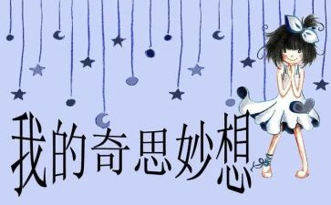 关于奇思妙想的作文7篇