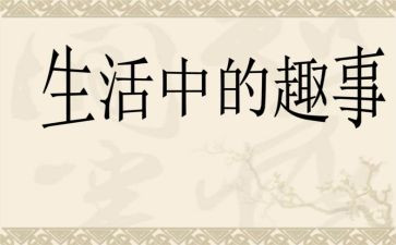 趣事作文600字优秀作文优质5篇