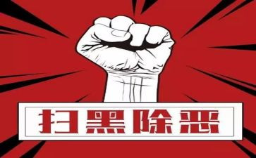 扫黑工作总结报告6篇