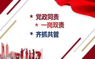 一岗双责报告和述职报告5篇