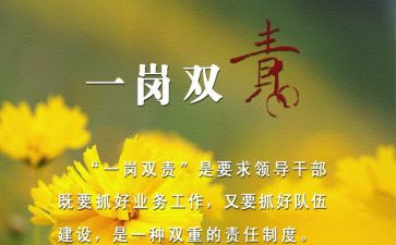 干部一岗双责自查报告8篇