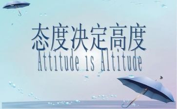 工作态度个人总结6篇